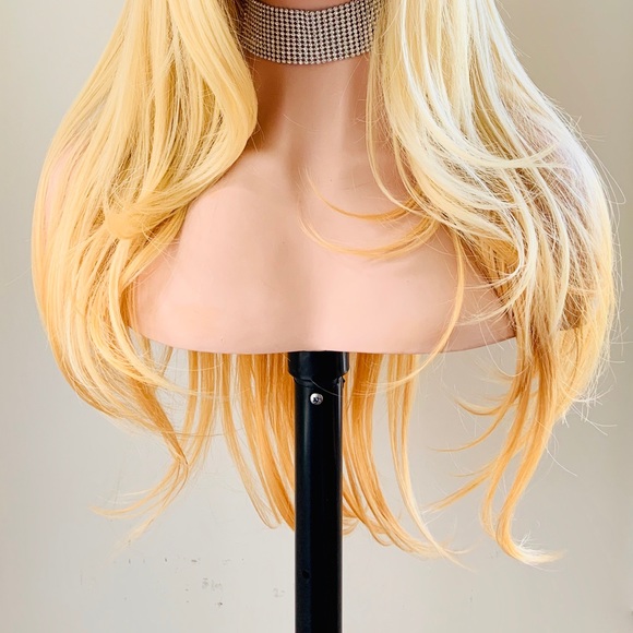 Gorgeous Blonde Auburn Versatile 13x4 Lace Front Synthetic Wig - Picture 2 of 15